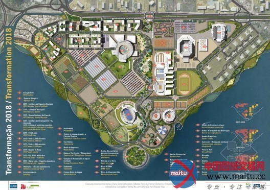 2016里约热内卢奥林匹克公园总规划竞赛:AECOM获胜
