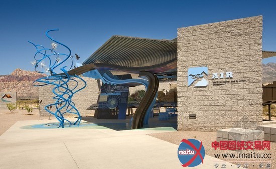 Line and Space设计红岩峡谷游客中心