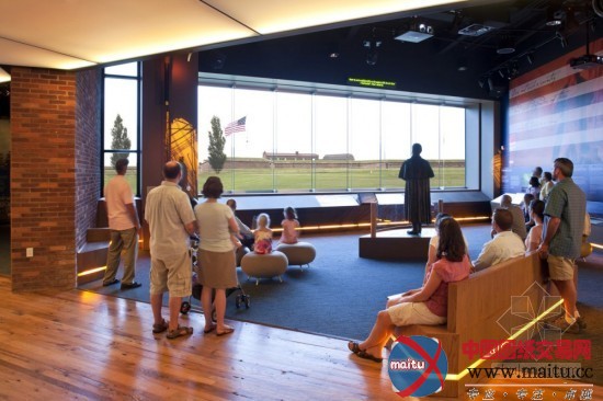 GWWO Architects设计巴尔的摩麦克亨利堡旅游教育中心