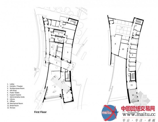 GWWO Architects设计巴尔的摩麦克亨利堡旅游教育中心