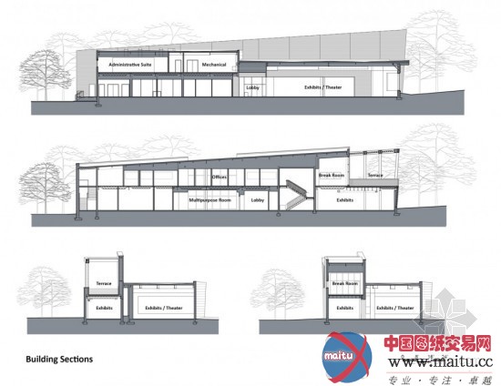 GWWO Architects设计巴尔的摩麦克亨利堡旅游教育中心
