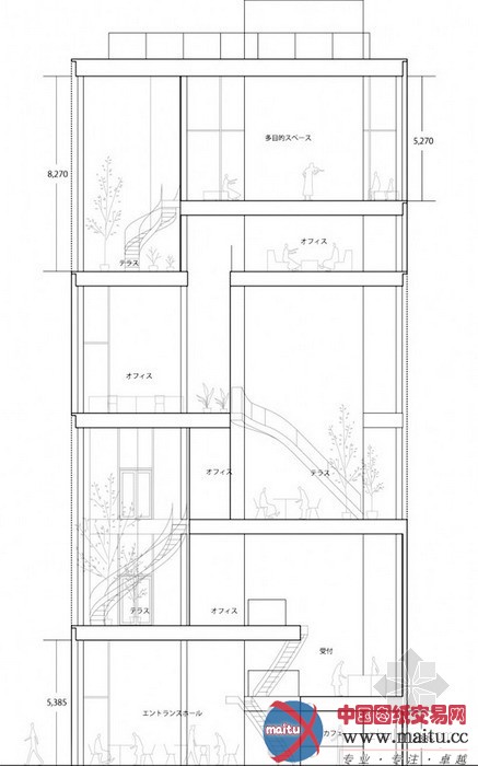 妹岛和世设计的芝浦住宅