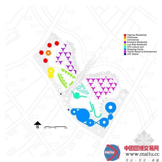 Aedas设计的中新天津生态城开发区地块8,17规划方案