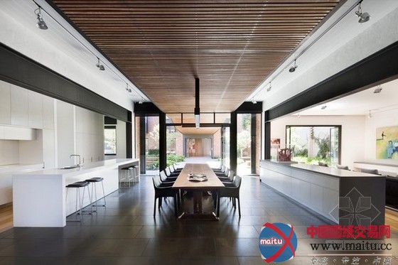 Jackson Clements Burrows Pty Ltd Architects设计的面包房改建别墅