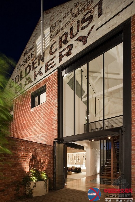 Jackson Clements Burrows Pty Ltd Architects设计的面包房改建别墅