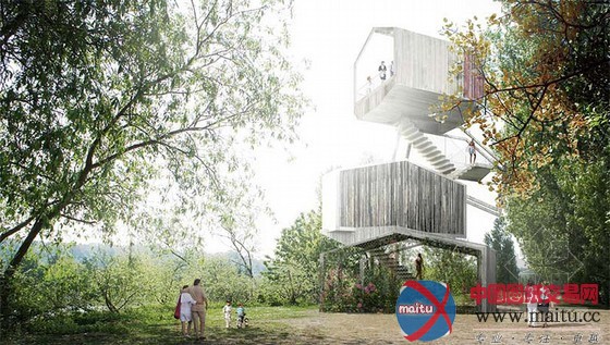 AWP+HHF设计的塞纳河沿岸自然休闲中心