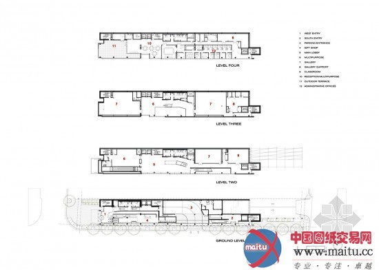 The Freelon Group Architects设计的美国哈维·甘特中心