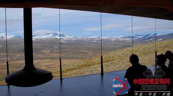 snøhetta设计挪威驯鹿观测中心