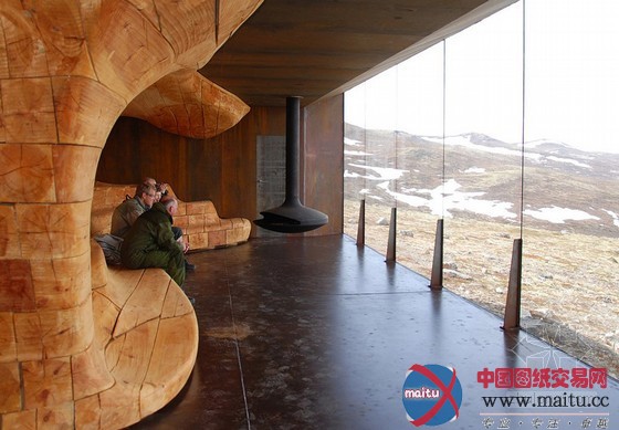 snøhetta设计挪威驯鹿观测中心