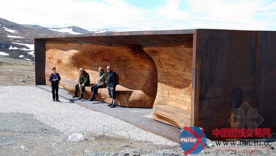 snøhetta设计挪威驯鹿观测中心