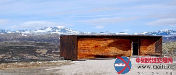snøhetta设计挪威驯鹿观测中心