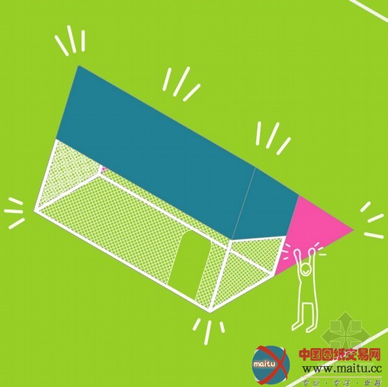 daisuke motogi设计的日本球门建筑