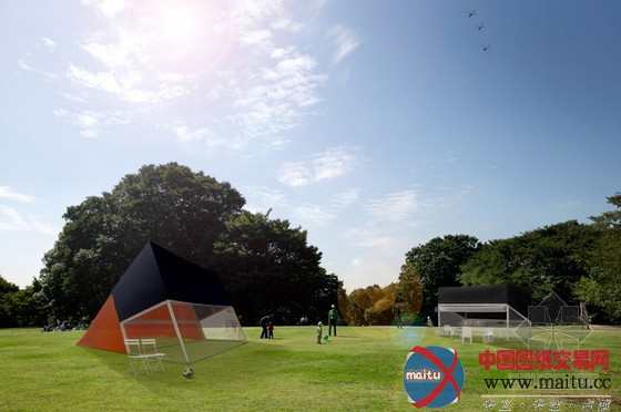 daisuke motogi设计的日本球门建筑