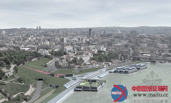 Pikasch Architecture设计的贝尔格莱德Beton Hala滨水中心