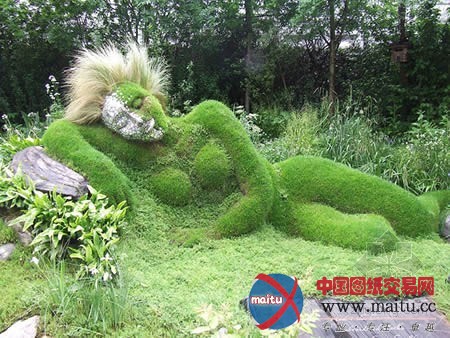 园林经典草雕艺术作品