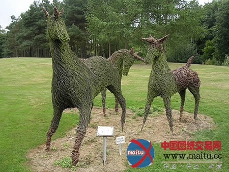 园林经典草雕艺术作品