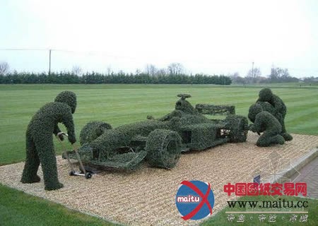 园林经典草雕艺术作品