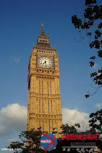 伦敦大本钟正在加速倾斜
