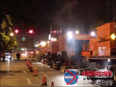 英达热再生“鏖战”兰州17条道路