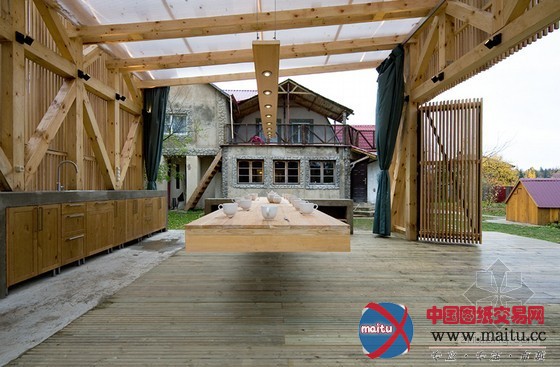 kerimov prishin architects设计的俄罗斯户外凉亭arbor15