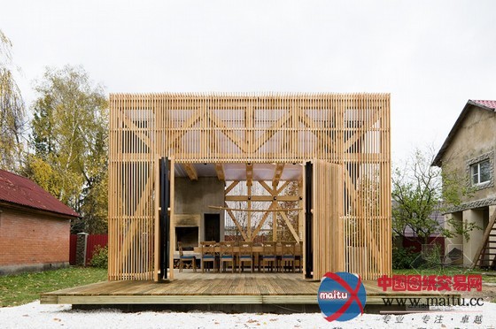 kerimov prishin architects设计的俄罗斯户外凉亭arbor15