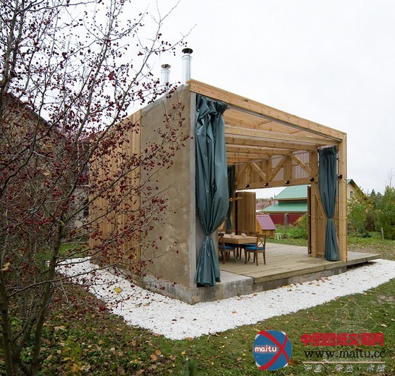 kerimov prishin architects设计的俄罗斯户外凉亭arbor15