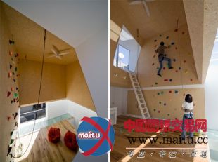 be-fun design+EANA设计的可攀岩住宅