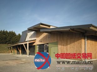 atelier alassoeur architecture设计的法国勒布朗体育场训练馆