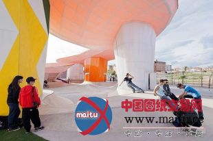 SelgasCano Architects设计的西班牙Factoria Joven轮滑公园