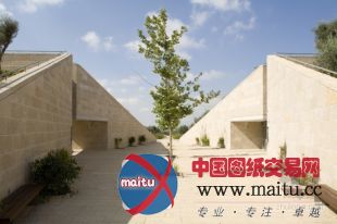 Ada Karmi-Melamede Architects设计的以色列接待中心