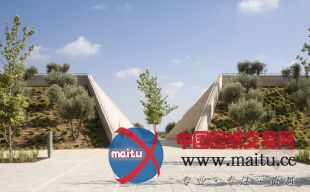 Ada Karmi-Melamede Architects设计的以色列接待中心