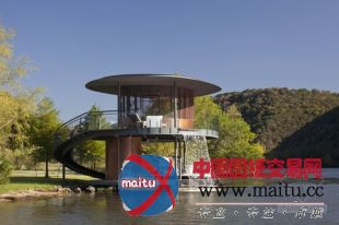 Bercy Chen Studio, LP设计的湖边景观亭