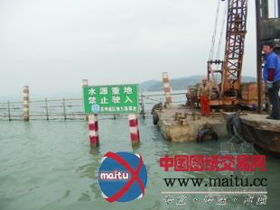 苏州太湖水源保护区设置警示标志 防止水污染