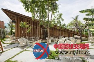 a21 studio设计的越南LAM咖啡厅