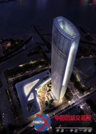 SOM赢得绿地集团苏州绿地中心设计竞赛