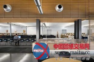 HMC Architects设计的美国Orchard学校图书馆