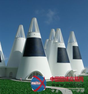 michael jantzen设计的太阳能风能文化艺术中心