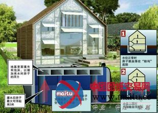 英国建筑师设计的水陆两栖房