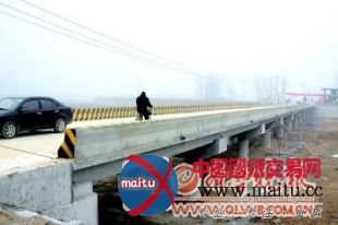 受台风影响垮塌大桥重建竣工通车