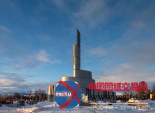 schmidt hammer lassen architects设计的北极光大教堂