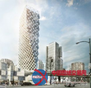 BIG设计的151米温哥华混合用途国际大厦