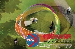 Sebastian Misiurek等联合设计的长岛ocrates雕塑公园彩虹雕塑