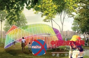 Sebastian Misiurek等联合设计的长岛ocrates雕塑公园彩虹雕塑