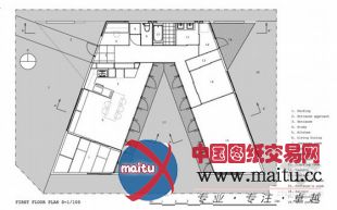 Masao Yahagi Architects设计的日本福冈V型对称木屋