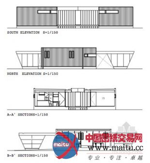 Masao Yahagi Architects设计的日本福冈V型对称木屋