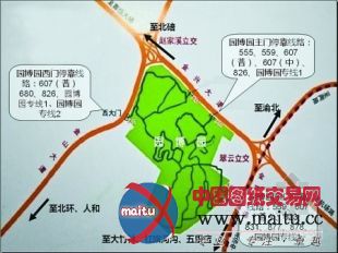 北京园博园周边主干路主体工程基本完工