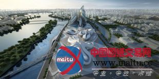 扎哈·哈迪德设计的长沙梅溪湖国际文化艺术中心
