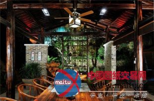 青山碧波间中式福州杯酒话山居休闲会所