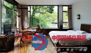 青山碧波间中式福州杯酒话山居休闲会所