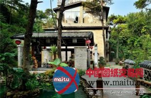 青山碧波间中式福州杯酒话山居休闲会所